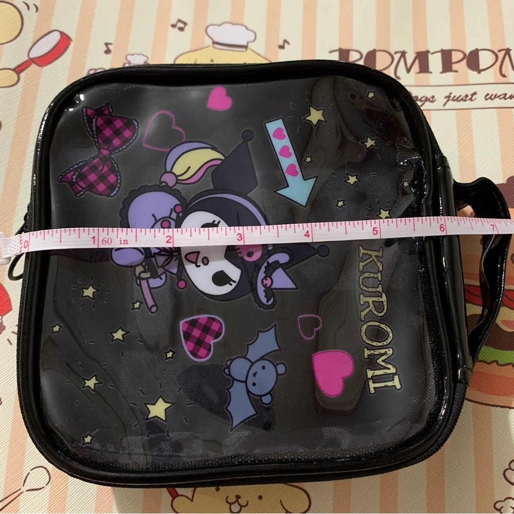 Kuromi Small Square Black Makeup Bag - Picture 13 of 15